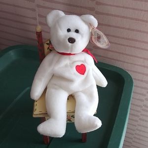Ty PAIR OF 2 Bears: Valentino 1994 & Valentina 1998; VINTAGE